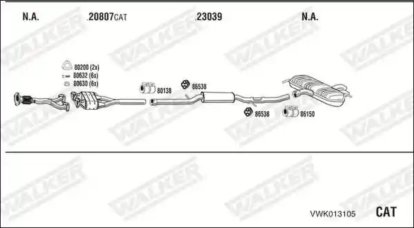 WALKER VWK013105