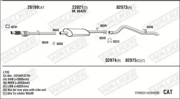 WALKER VWK014094BB