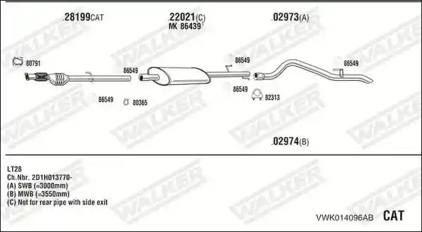 WALKER VWK014096AB