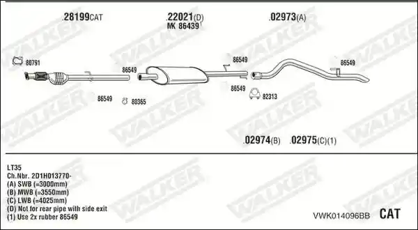 WALKER VWK014096BB