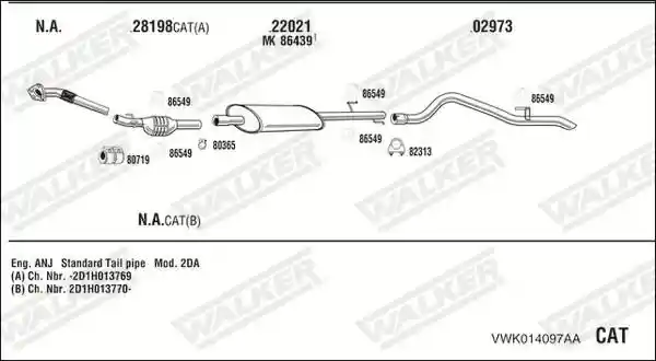 WALKER VWK014097AA