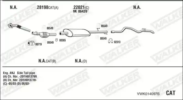 WALKER VWK014097B