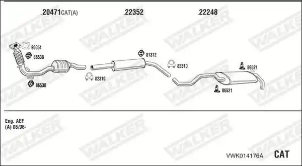 WALKER VWK014176A