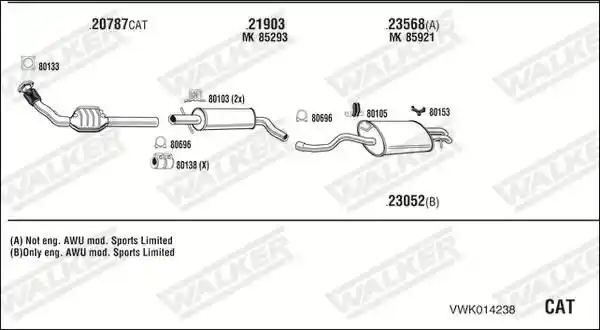 WALKER VWK014238