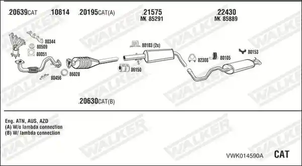 WALKER VWK014590A