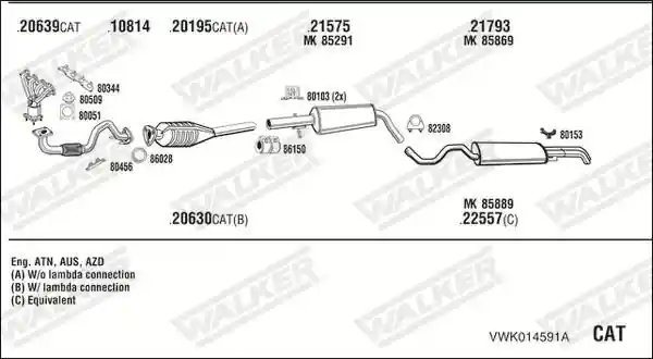 WALKER VWK014591A