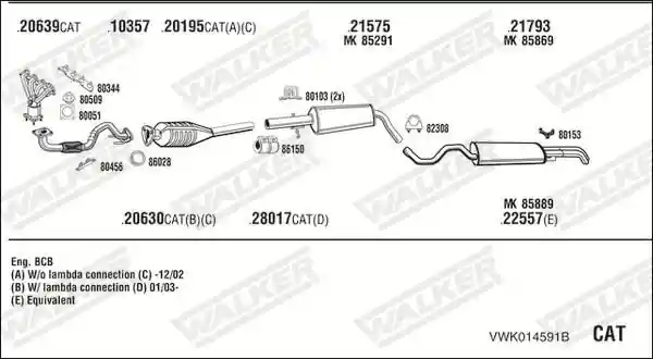 WALKER VWK014591B