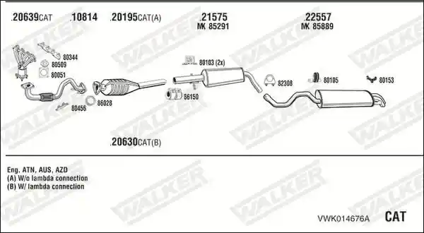 WALKER VWK014676A