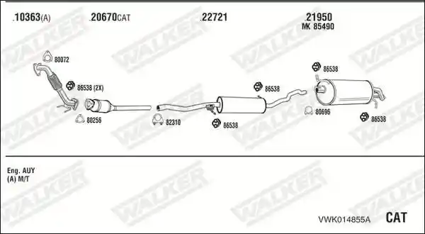 WALKER VWK014855A