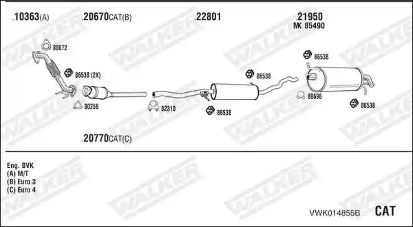 WALKER VWK014855B