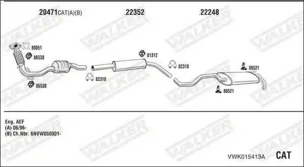 WALKER VWK015413A