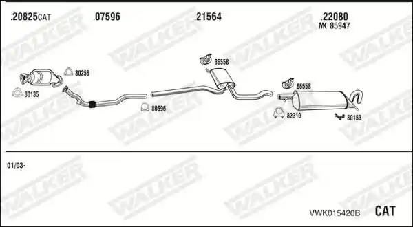 WALKER VWK015420B