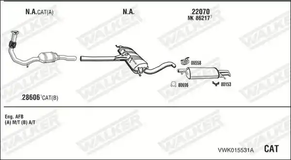 WALKER VWK015531A