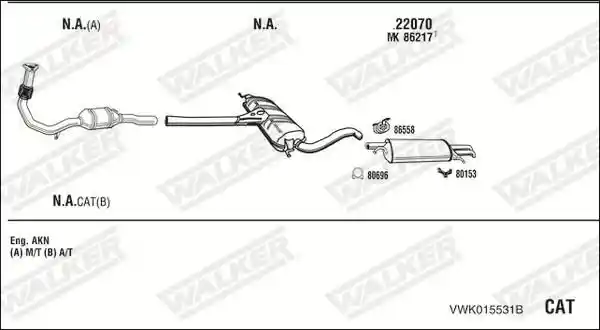 WALKER VWK015531B