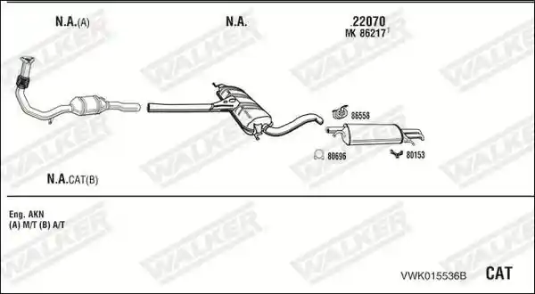 WALKER VWK015536B