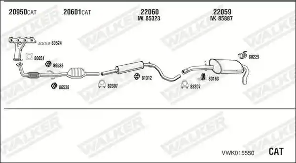 WALKER VWK015550