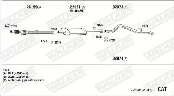WALKER VWK016131A