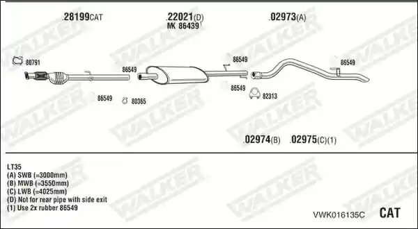 WALKER VWK016135C