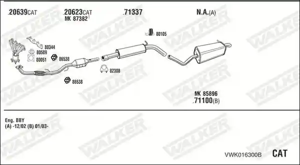 WALKER VWK016300B