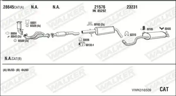 WALKER VWK016509