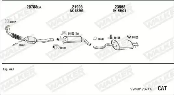WALKER VWK017074A