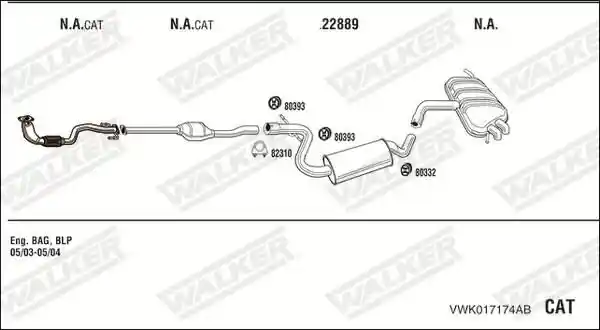 WALKER VWK017174AB