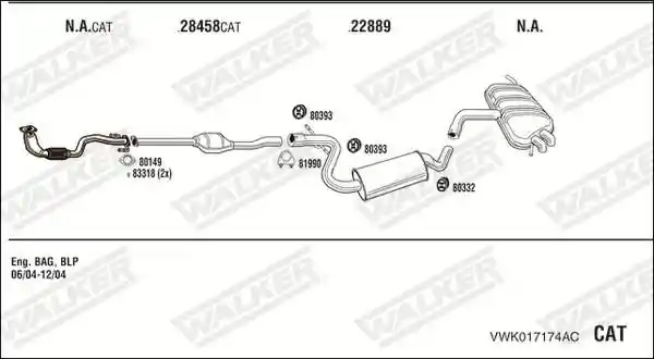 WALKER VWK017174AC
