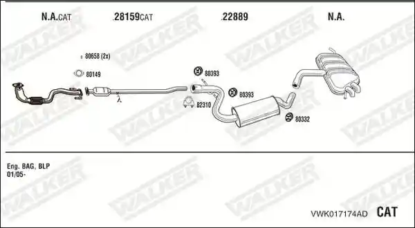 WALKER VWK017174AD
