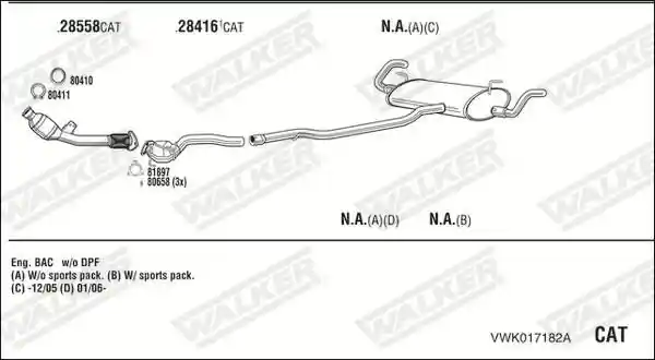 WALKER VWK017182A