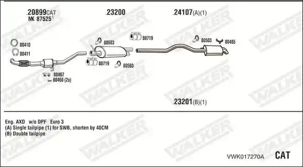 WALKER VWK017270A