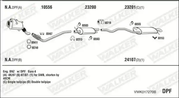 WALKER VWK017270B