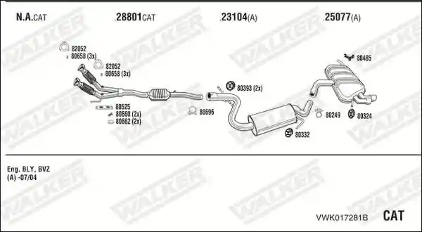 WALKER VWK017281B