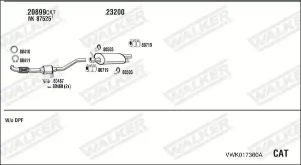 WALKER VWK017360A