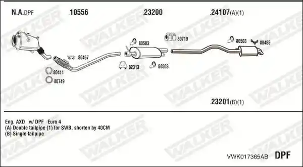 WALKER VWK017365AB
