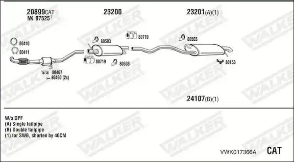 WALKER VWK017366A