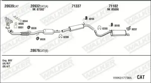 WALKER VWK017738A
