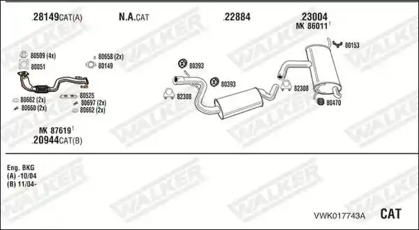 WALKER VWK017743A