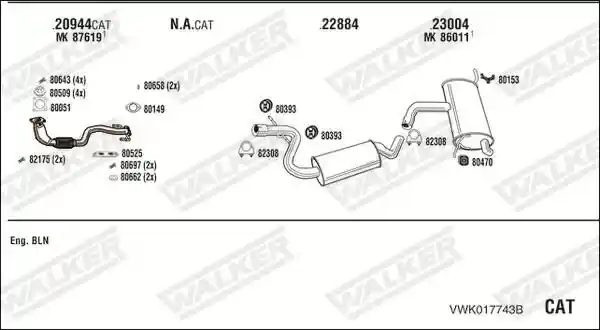 WALKER VWK017743B