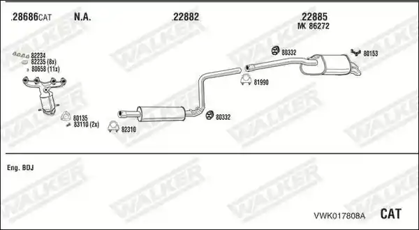 WALKER VWK017808A
