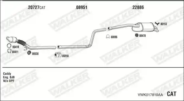 WALKER VWK017810AA