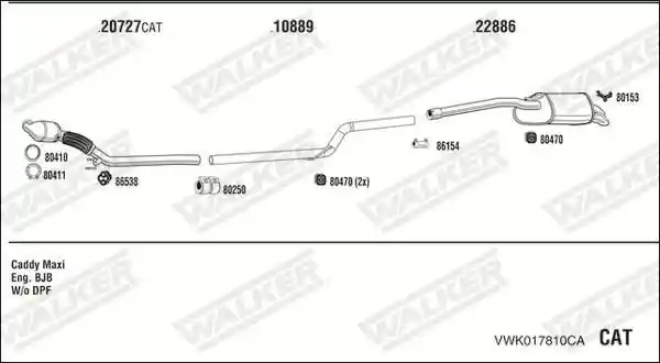 WALKER VWK017810CA