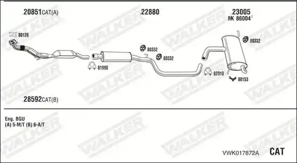 WALKER VWK017872A