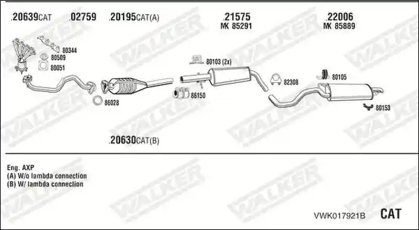 WALKER VWK017921B