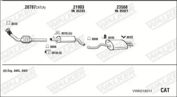 WALKER VWK018011