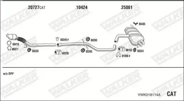 WALKER VWK018114A