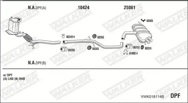 WALKER VWK018114B