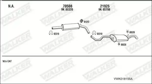 WALKER VWK018155A
