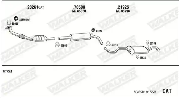 WALKER VWK018155B
