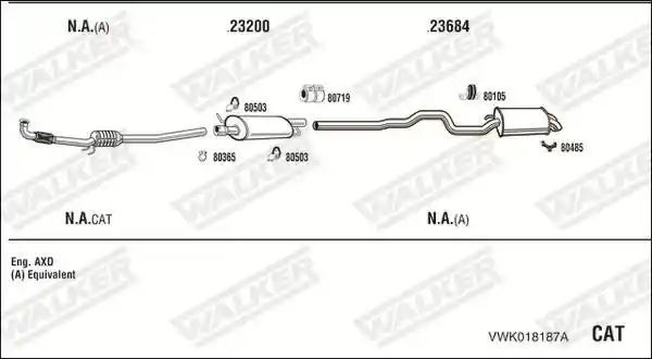 WALKER VWK018187A