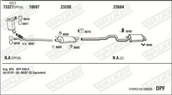 WALKER VWK018188BB